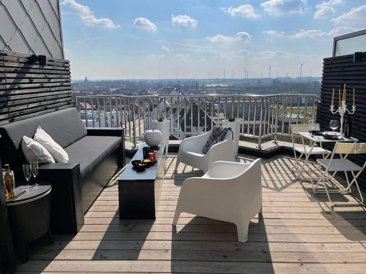 Knokke Heist Baai modern dak appartement . Knokke-Heist Eksteriør bilde